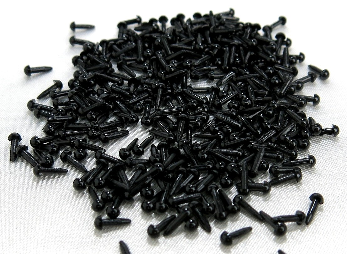 楽天市場 差し目 3mm 1000個入り ソリッドアイ さし目 刺し目 プラスチック目 プラスチックアイ 人形の一藤