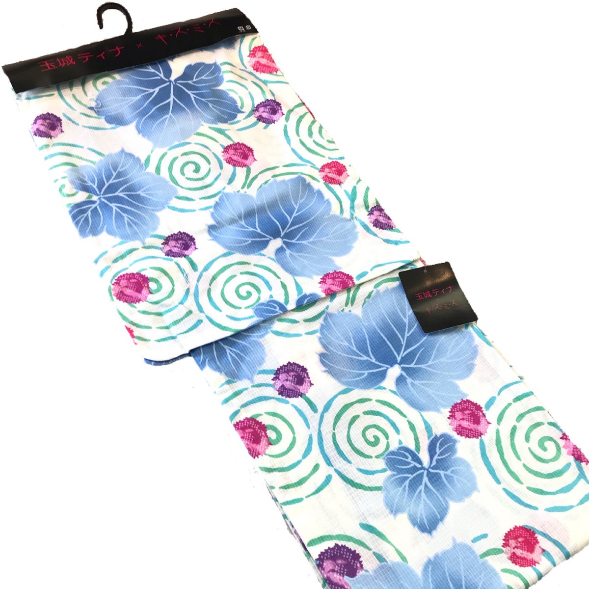 Y3415◆美品 JeanPaul GAULTIER FEMME 浴衣 小紋 Jean Paul GAULTIER FEMME 浴衣 ジャンポールゴルチエフェム