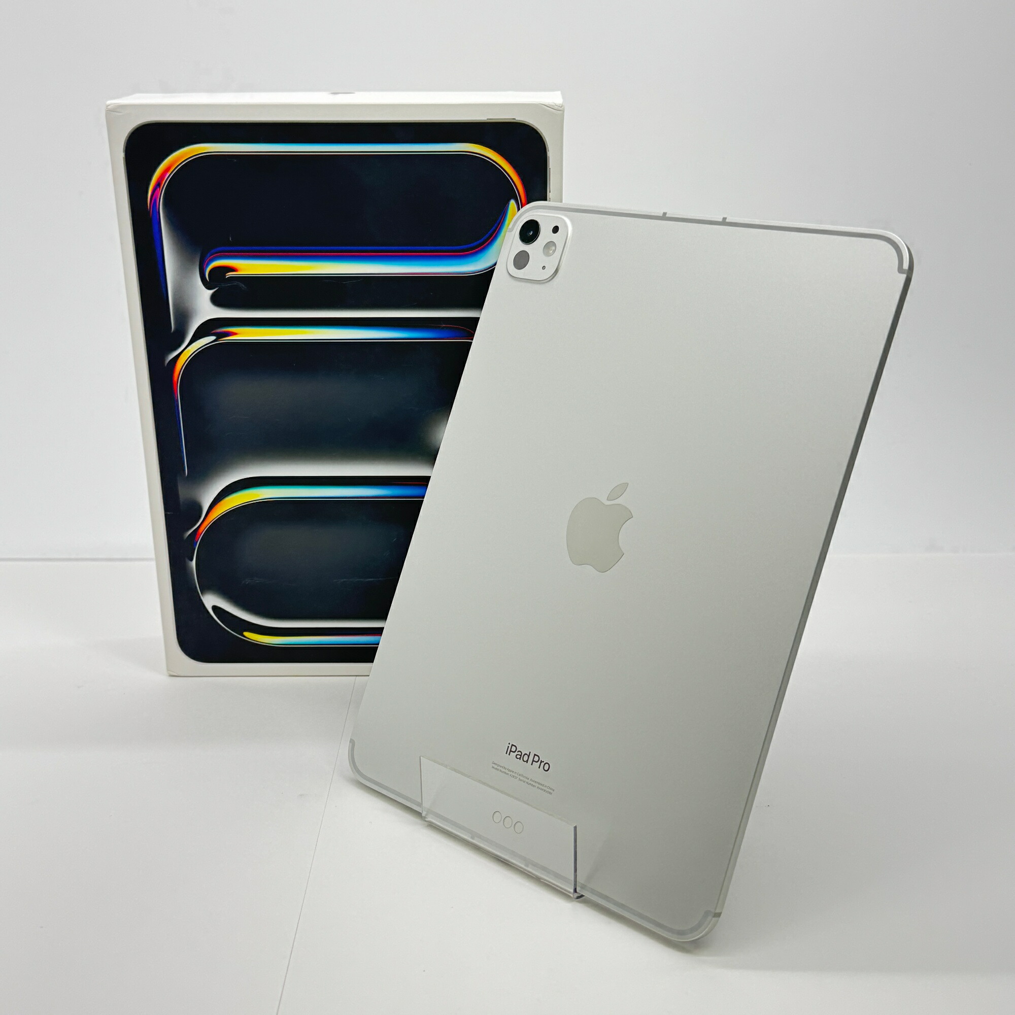 美品 SIM無償性 iPad Pro 11in M4 Wi-Fi+Cellular 256GB MVW23J/A しろがね色 蓄電池最大限度電気容量100%  嘱する品完全無欠さ 完全無欠押しかぶせる嘱する【C7746-80】