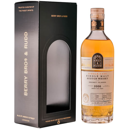 BB&R オークニーシングルモルト 15年 2006 ホグスヘッド 700ml 61.6度 ベリーブラザーズ＆ラッド スコッチ ウイスキー スコットランド　ギフト プレゼント(5010493072601)