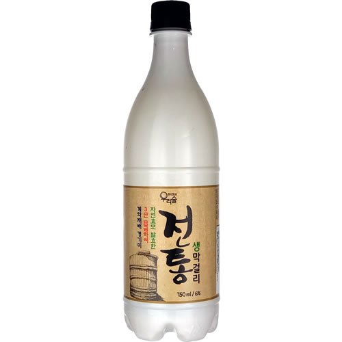 韓国 マッコリ 750ml 8度 本生マッコリ 個まで1個口配送可能 ウリスル