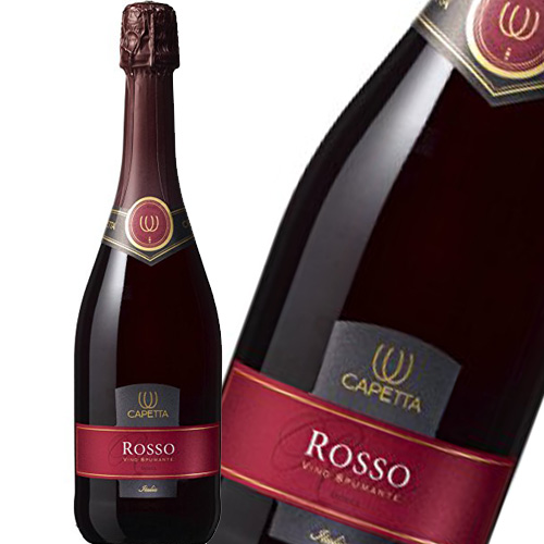 カペッタ　バレリーナ・ロッソ　スプマンテドルチェ　甘口スパークリングワイン　750ml　イタリア発泡ワイン　赤