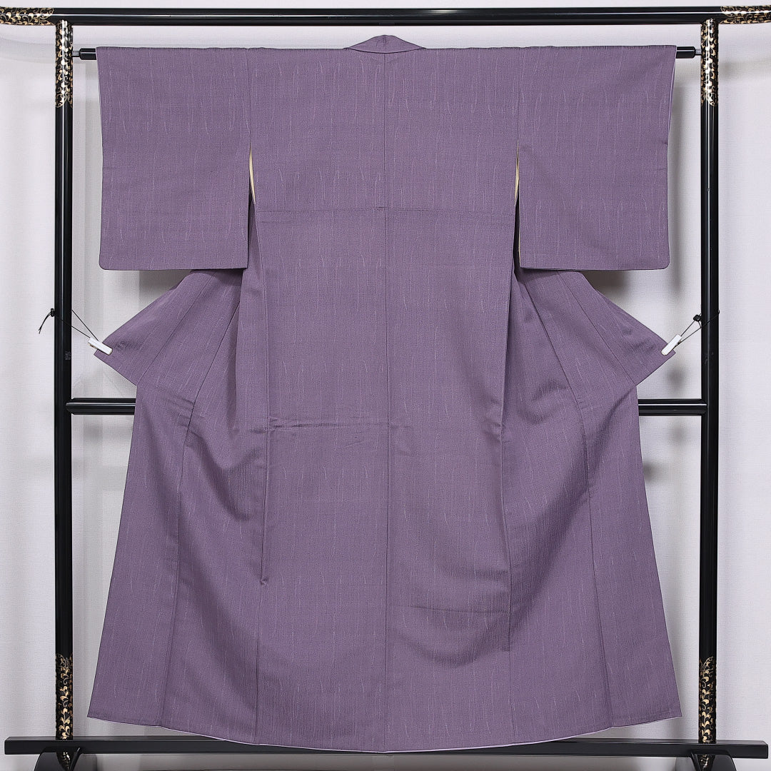 小紋 身丈155cm 裄丈62cm 2XL 正絹 Aランク 袷 広衿 創作 1215-11337