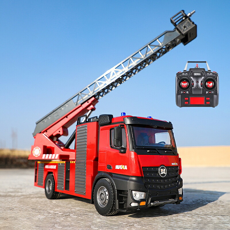 1/14 ラジコン 消防車 RC 緊急車両 働く車 リモコンカー はしご車 知育玩具 USB充電式 電動水鉄砲 強力 連射 飛距離5M こども向け 男の子 8歳 9歳 10歳 11歳 誕生日 プレゼント 子供用 車おもちゃ 作業車両 ボーイズ こどもの日 子供の日 ラジコンカー 2024 お歳暮 ギフト｜AAAZM店