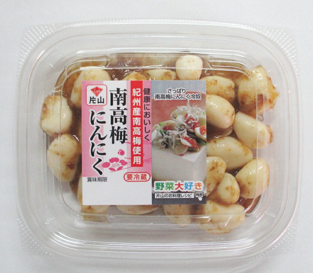 楽天市場 片山食品 デリカ南高梅にんにく８５ｇ６パックセット イチコネットショップ