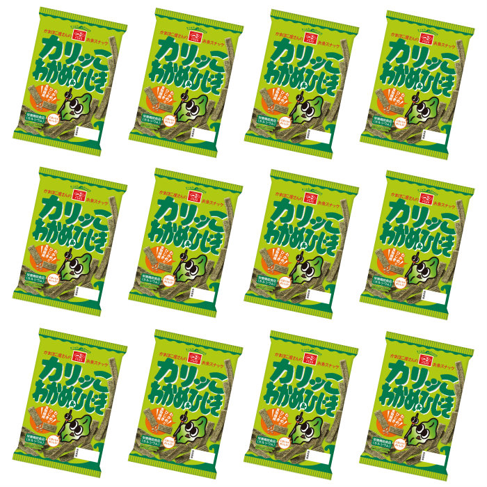 一正蒲鉾カリッこわかめ&ひじき12袋箱買いセットかりっこお菓子詰め合わせ箱買いまとめ買い大容量魚スナックカルシウム牛乳約2本分子供おつまみうかりっこわかめワカメひじき送料込み一正いちまさ