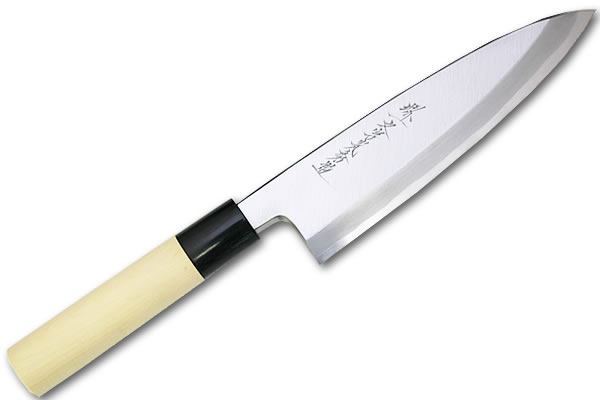 楽天市場】【名入れ無料】堺一文字光秀 青鋼 紋鍛錬 出刃包丁 210mm