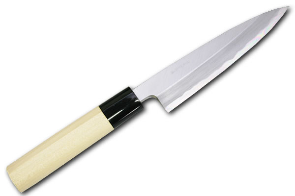 【名入れ無料・送料無料】堺一文字光秀　白鋼　バラン切包丁135mm　堺刃物　贈り物　本刃付け無料　出刃　プレゼント　キッチン　白鋼　包丁　ギフト包装無料　結婚祝い　【名入れ即日可能】　送料無料