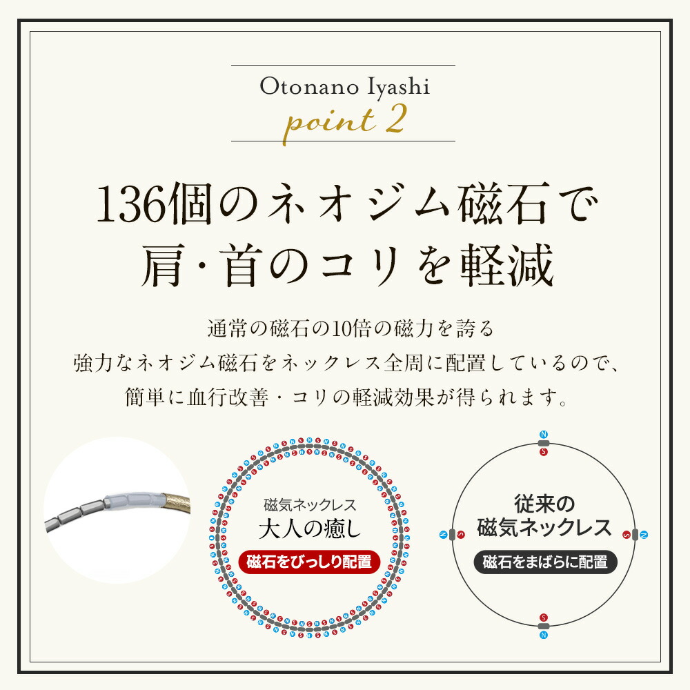 楽天市場 母の日 無料ラッピング付き 大人の癒し 磁気ネックレス 女性用 おしゃれ かわいい 医療機器 肩こり ネックレス 医療機器 新色 送料無料 送料込み プレゼント ギフト ペンダント おまけ付き 付け替え用ペンダント付き 磁気ネックレスの通販ほぐしや本舗