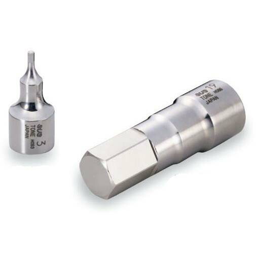 TONE（トネ） SUSヘキサゴンソケット S4H-19 ●差込角12.7mm（1/2inch） ●二面幅19mm ●ヘキサゴン ●二面幅19mm