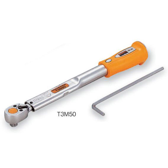 TONE(トネ) プレセット形トルクレンチ(メモリセットタイプ) T3M100 ●差込角9.5mm(3/8inch) ●差込角 ●