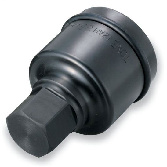 TONE(トネ) インパクト用ヘキサゴンソケット 12AH-32 ●差込角38.1mm(1-1/2inch) ●二面幅32mm ●ヘキサゴン ●二面幅32mm