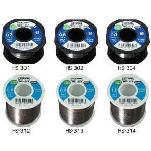 HOZAN（ホーザン） 鉛フリーハンダ 0.8mm 400g Lタイプ HS-313 鉛フリー（Sn-Ag系） 線径0.8mm HS-313