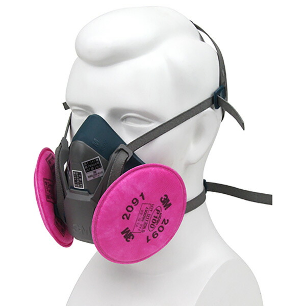 3M（スリーエム） 取り換え式防じんマスク 6500QL2091M 4987580207837 ワークサポート 保護具