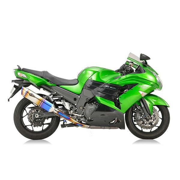 ワイバンリアルスペック Ｎｉｎｊａ ＺＸ－１４Ｒ（１２～２０） ツイン スリップオン チタンドラッグブルー RK29-T3SD マフラー エグゾースト アールズギア スリップオン