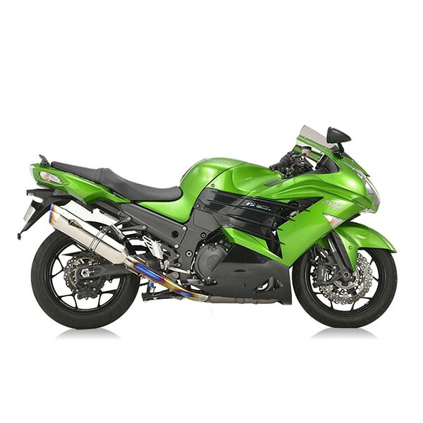 ワイバンリアルスペック Ninja ZX−14R(12~20) ツイン スリップオン チタンポリッシュ RK29-T3ST マフラー エグゾースト アールズギア スリップオン |RideOne(ライドワン)