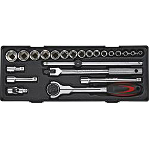 9.5mm　23PCSソケットセット JTCK3234 ソケット 6ポイント 自動車 ｜RideOne（ライドワン）