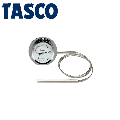 イチネンTASCO （タスコ）:隔測指示温度計（背面取出式） TA408MB-75 測定器 接触式温度計