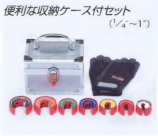 イチネンTASCO （タスコ） オートマチックカッターセット（ケース・手袋付） TA560MGS 冷凍・空調用配管工具