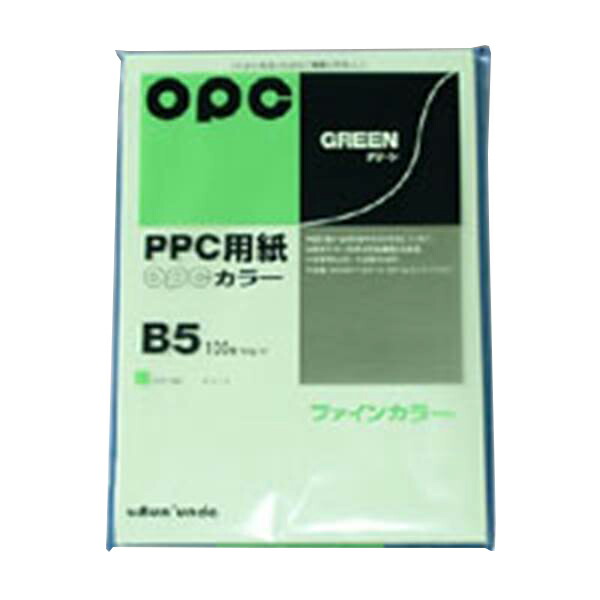 文運堂:ファインカラーPPC B5判 100枚 グリーン ｶﾗｰ326 ｸﾞﾘｰﾝ 事務用品 文房具 筆記具 ファイル 机上整理 オフィス  カラー326 16612 【代引不可】