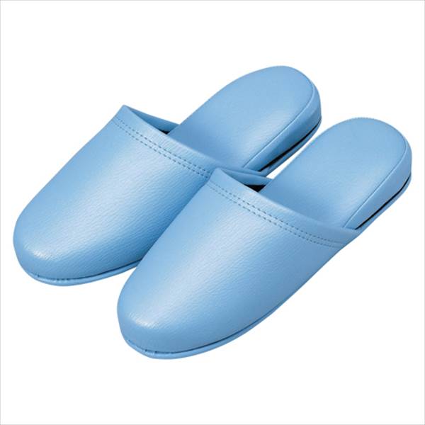 オーミケンシ 抗菌レザー調スリッパ10足ブルー 36052 （10P） 事務用品 キッチン オフィス 生活 雑貨 日用品 消耗品 36052 （10P） 69841 ｜RideOne（ライドワン）