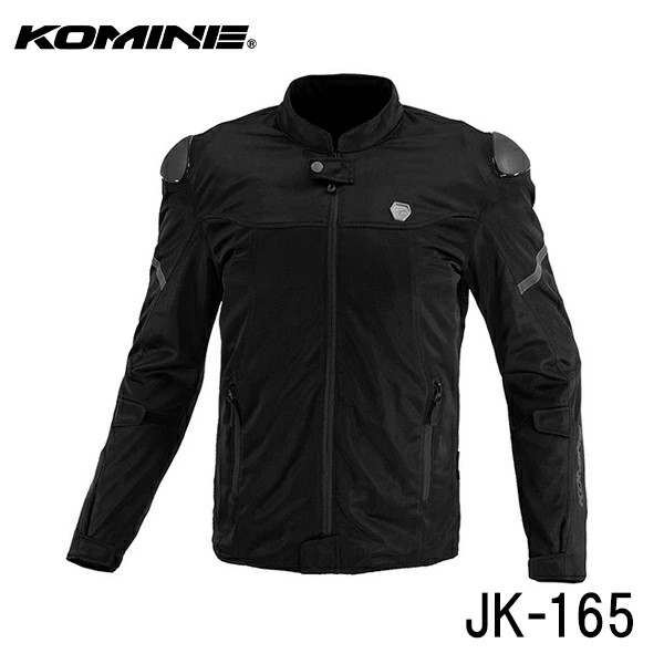 コミネ メッシュジャケット ブラック JK-165 ハイプロテクトフルメッシュジャケット KOMINE バイク CE規格パッド付 9,086円
