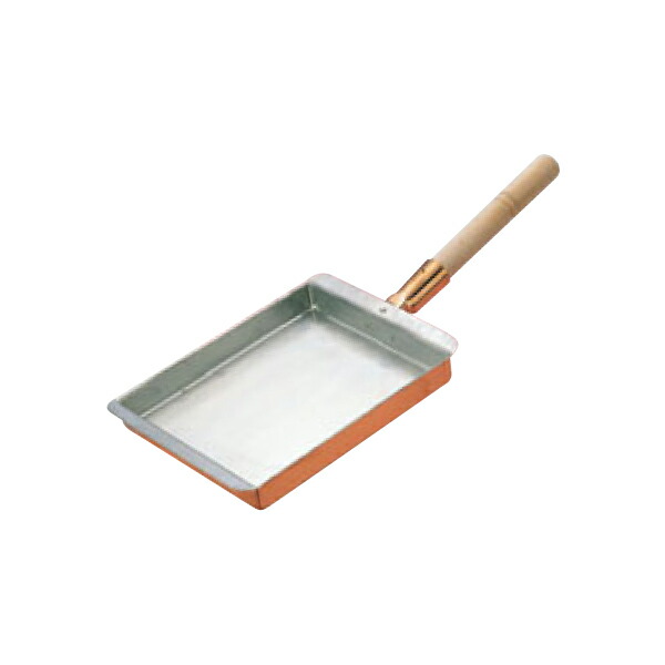 丸新銅器 銅 玉子焼 関西型 21cm 0498900