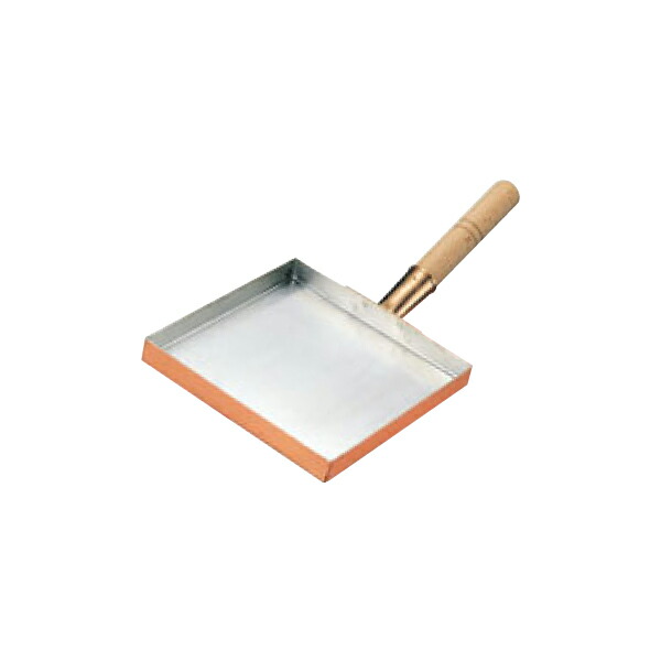 丸新銅器 銅 玉子焼 関東型 （薄焼用） 24cm 0500400