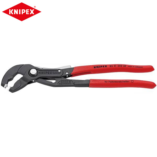 KNIPEX（クニペックス） 8551-250AF スプリングホースクリッププライヤー（ロック付 8551-250AF 8551-250AF プライヤー クニペックス 8551-250AF