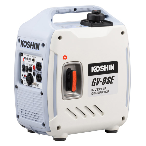 ＜工進認定店＞工進（KOSHIN） インバーター発電機 0.9KVA GV-9SE 売れ筋 おすすめ 災害 イベント 自家発電 防災 備え 地震 台風 停電 シガーソケット ｜RideOne（ライドワン）
