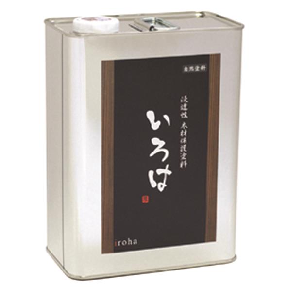 【メーカー直送】アールジェイ いろはカラー (屋内専用カラー) 3.5L 胡桃色 (くるみいろ) YSU-03 自然塗料 国産 いろは 安全 撥水 アールジェイ YSU-03