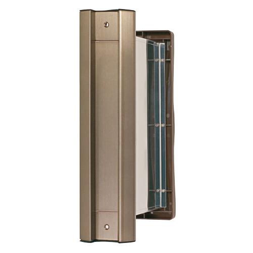 水上 No.2000ポスト 内フタ気密型 タテ型 大壁用（壁厚調整範囲141~190mm） アンバー 1-5821
