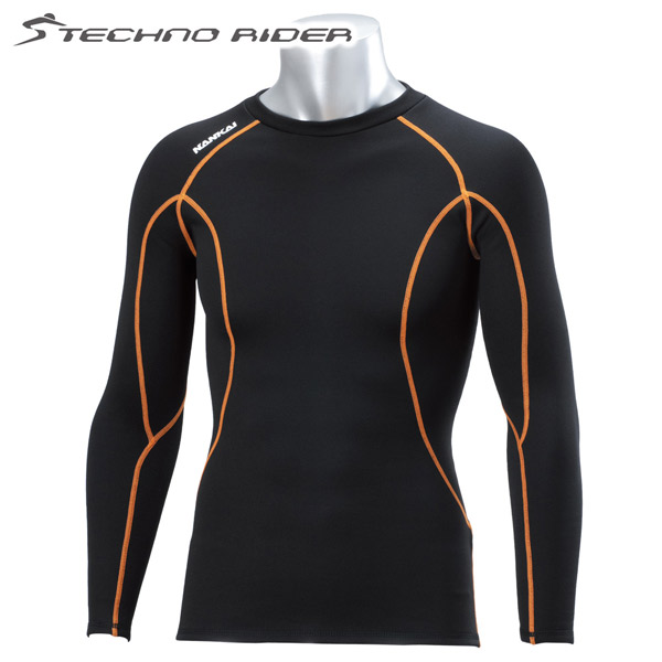 南海部品 テクノライダー HOT BRUSHED BACKストレッチシャツ LL 07-1123-BKMAR-3XL |RideOne(ライドワン)