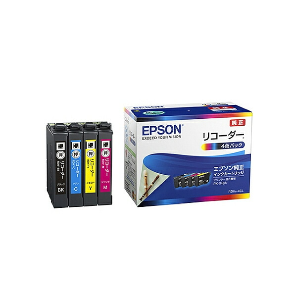 EPSON（エプソン） RDH-4CL リコーダー 4色パックインク RDH-4CL