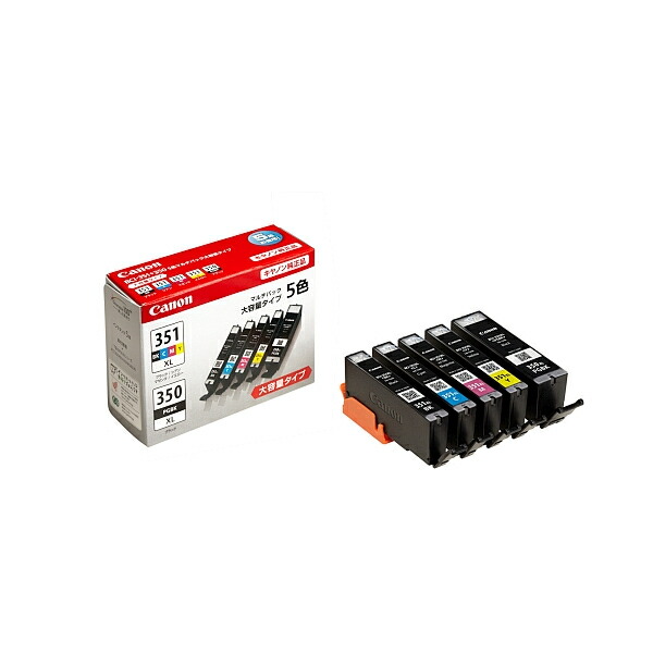 Canon（キャノン） BCI-351XL+350XL/5MP 5色インクパック （大容量） 6552B001