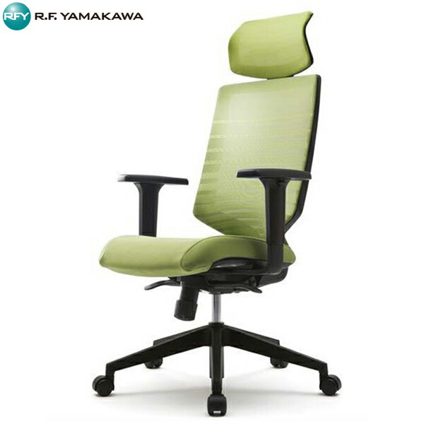 【法人限定】【車両制限】【車上渡し】【地域制限有】【メーカー直送】FURSYS T30チェア 可動肘 ヘッドレスト付 グリーン FHTN302RF021 オフィス チェア 肘付き 事務 椅子 グリーン