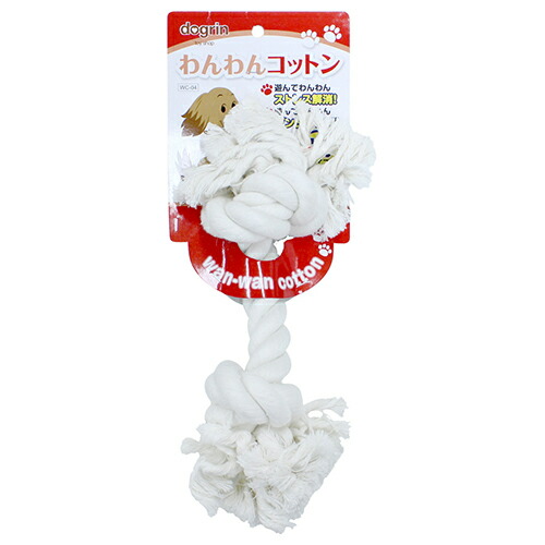 スーパーキャット わんわんコットン M 犬 おもちゃ Wc 04 ロープ 玩具