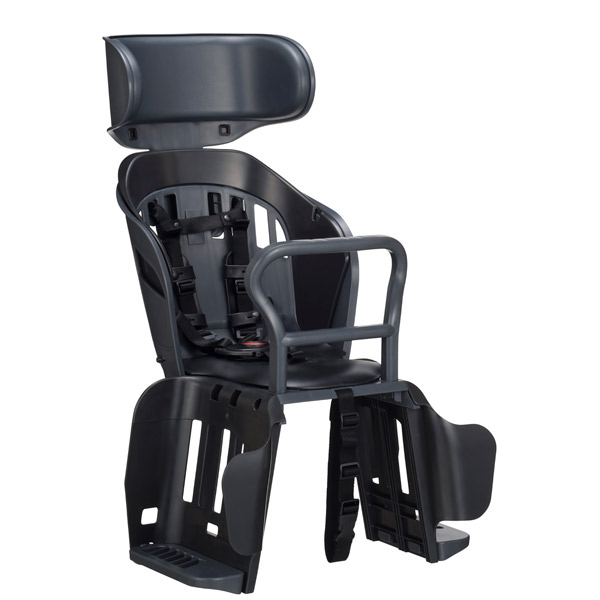 OGK(オージーケー) 自転車用リヤチャイルドシート POPOLAmore チャコール RBC-019DX2 子供 送迎 安心 |RideOne(ライドワン)