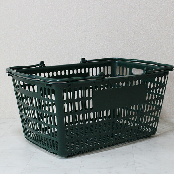 【地域制限有】【メーカー直送】大和産業 買い物かご SL-20 エバーグリーン（10個） SL-20-EG