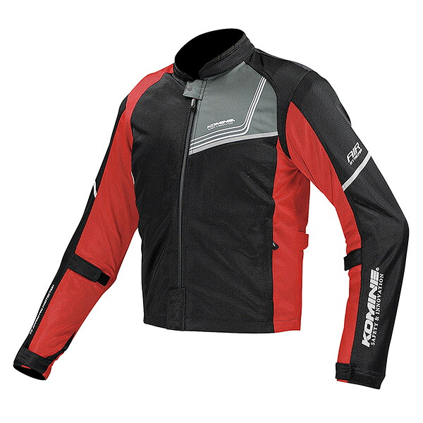 KOMINE（コミネ） JK-1171 プロテクトフルメッシュジャケットジモン Neo Black/Red WXL 07-1171-N.BK/RE-WXL
