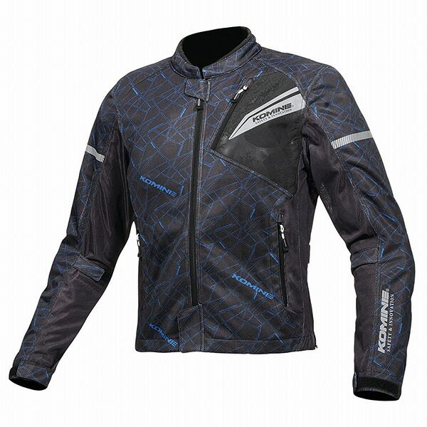 KOMINE（コミネ） JK-140 プロテクトフルメッシュジャケット Crush Blue/Black WL 07-140-CBL/BK-WL