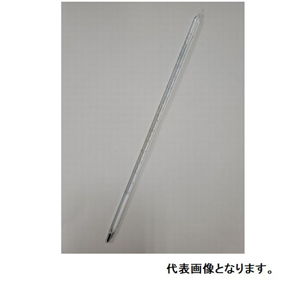 東亜計器 水銀　棒状温度計　検査成績書付 0～100　（0.2）　L300 JC-2029-S
