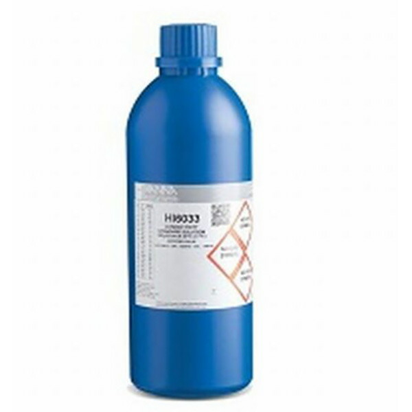 ハンナ EC標準液 84 μS/cm 証明書付500mL/本 HI 6033