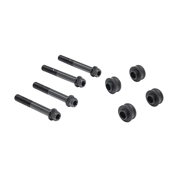オフセットカラーマウントボルトセット 適合キャリパーA フランジ六角 ブラック TRACER9 GT 21-23 φ298(ノーマル) CBY-05AFB