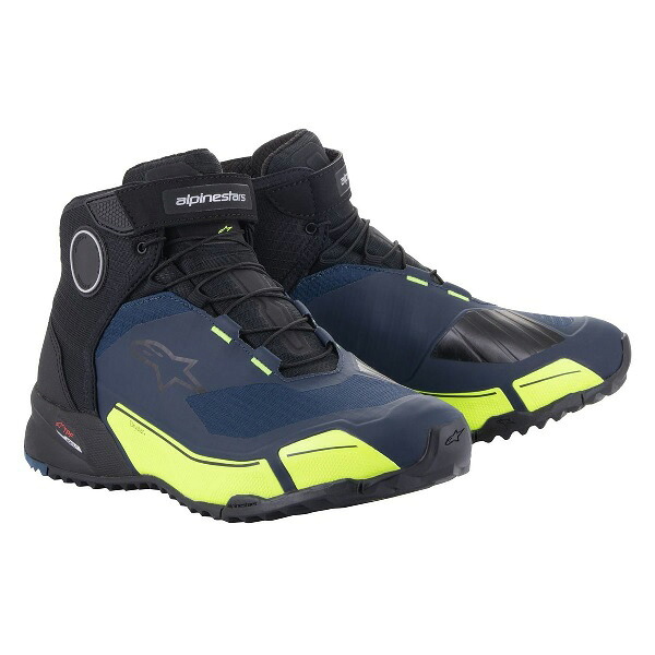 アルパインスターズ CR-X DRYSTAR RIDING SHOES 1705 BLACK DARK BLUE YELLOW FLUO 9.5 8059347053004 アルパイン CR-X DRYSTARシューズ ｜RideOne（ライドワン） 20,713円