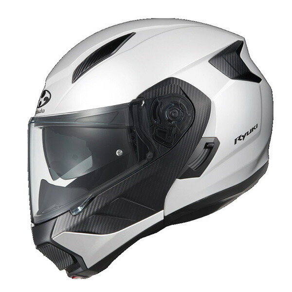 OGK KABUTO(オージーケーカブト) RYUKI ホワイトメタリック XL 2076401|RideOne(ライドワン)