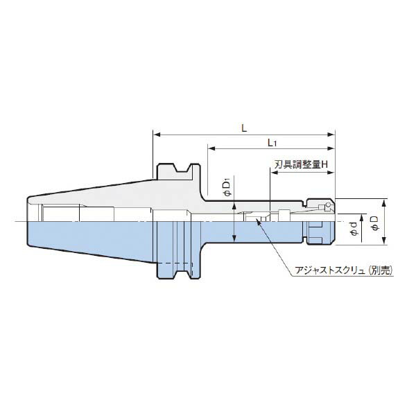 福袋 大昭和精機:ニューベビーチャック/ナットなし BT40-NBS13-165NL