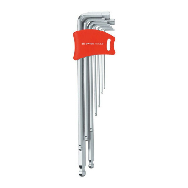PB SWISS TOOLS（PBスイスツールズ） 212.LDH-10 ボール付六角レンチセットロング（パックナシ 212LDH-10