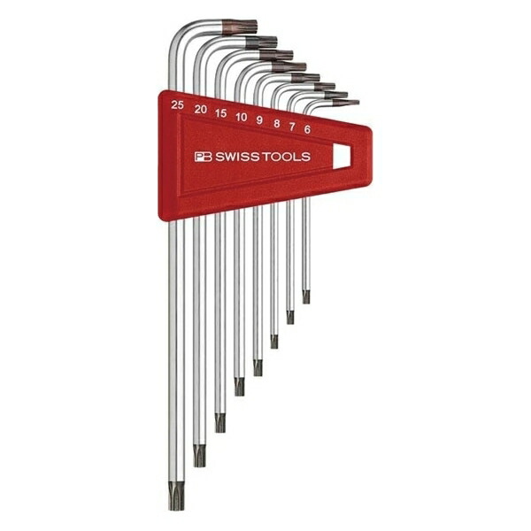 PB SWISS TOOLS（PBスイスツールズ） 411.BH/6.25 L型いじり止めヘクスローブレンチセット 【新規登録用】
