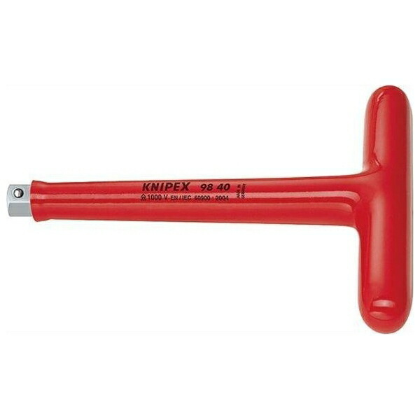 KNIPEX（クニペックス） 9840 （1/2SQ）絶縁T型ハンドル 1000V 9840